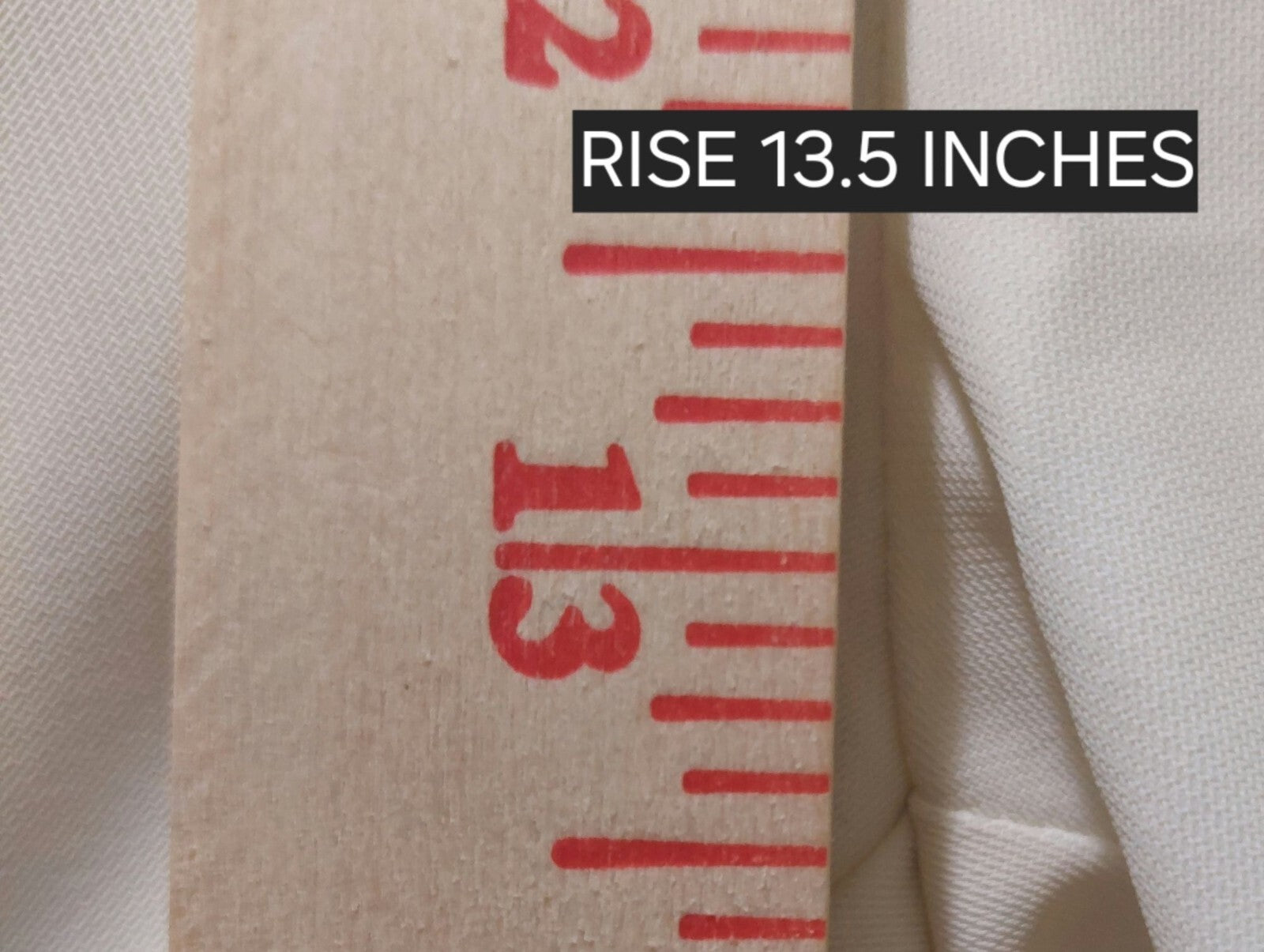 NWT Commense Wide-Leg Cream Women's Pants With Pleated Front & Back Pockets