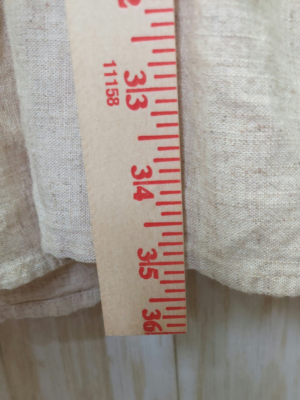 Pink Lily Women's Dress~Linen Blend~ Sleeveless~Ruffled~Tie Straps~Size Large