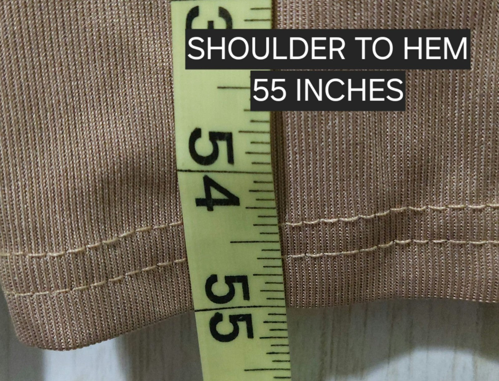 NWT Commense XL Womens Two-Piece Tan  Dress & Shorts Set W/ Belt