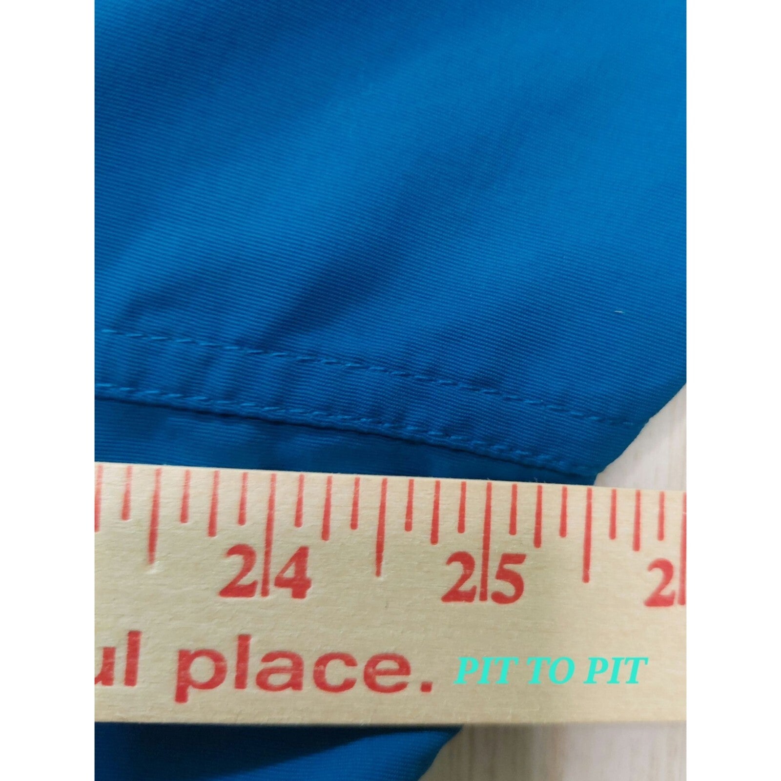 L.L.Bean Men's Blue Nylon Pullover Hoodie Jacket Size Large Kangaroo Pockets