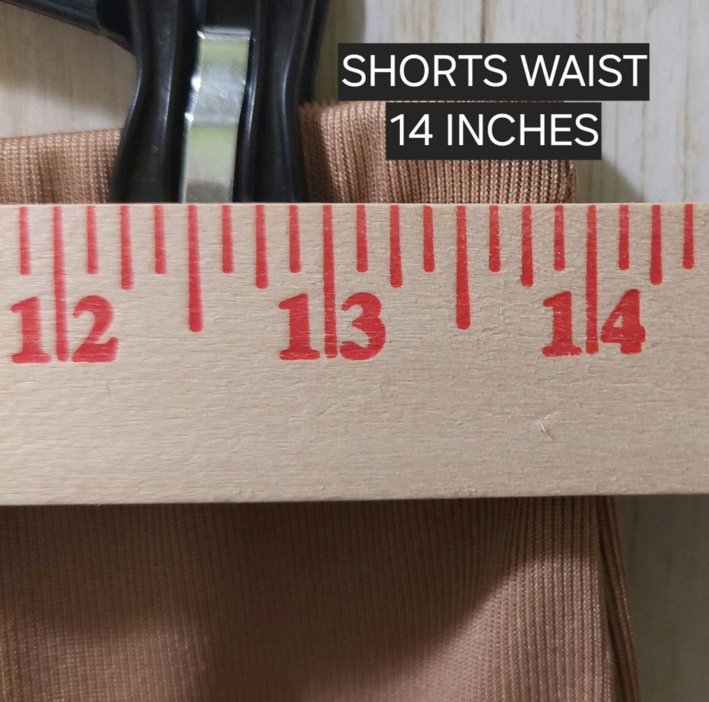 NWT Commense XL Womens Two-Piece Tan  Dress & Shorts Set W/ Belt