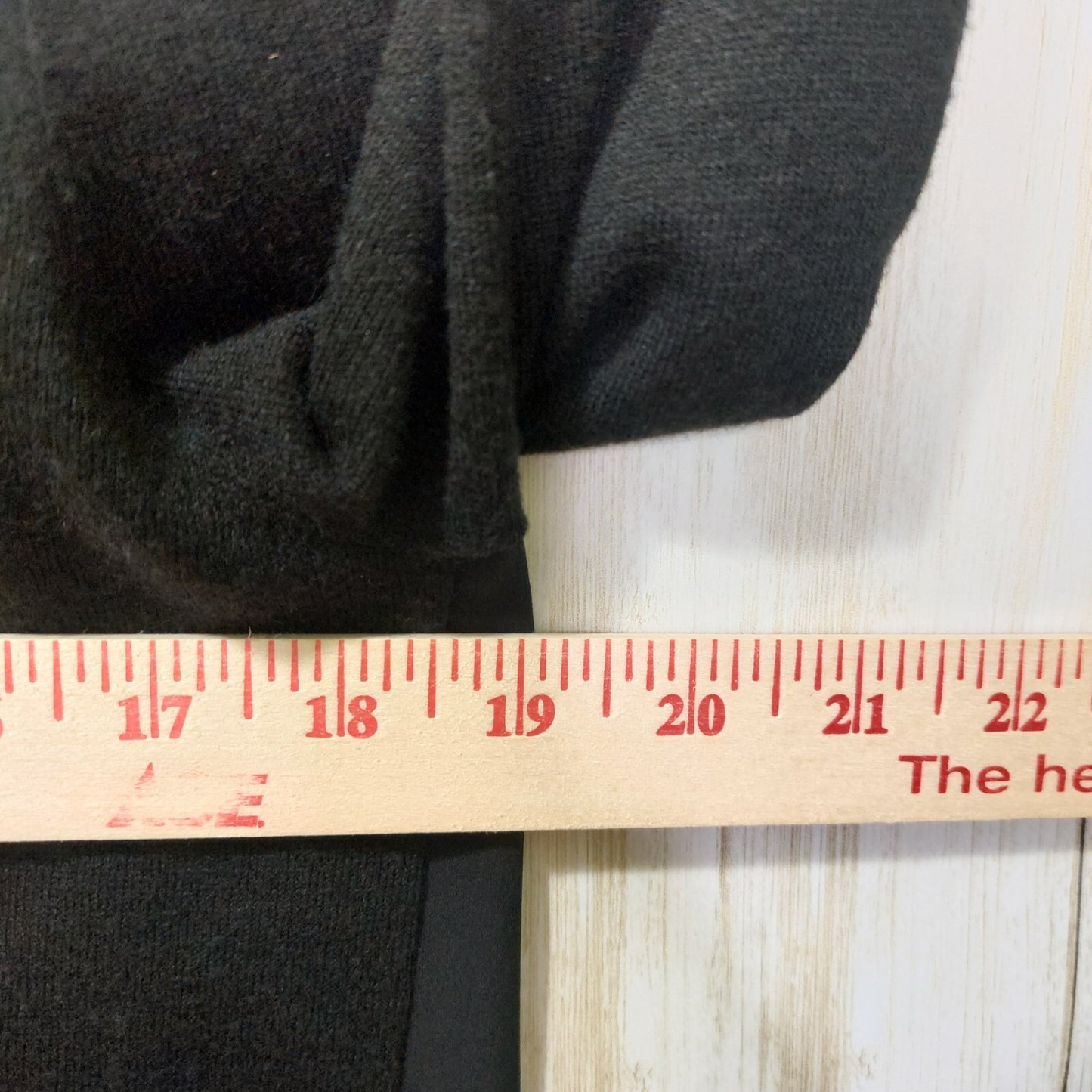 Loft Women's Black Button Up Sweater Shirt w/ Sheer Back Size Small Wool Blend