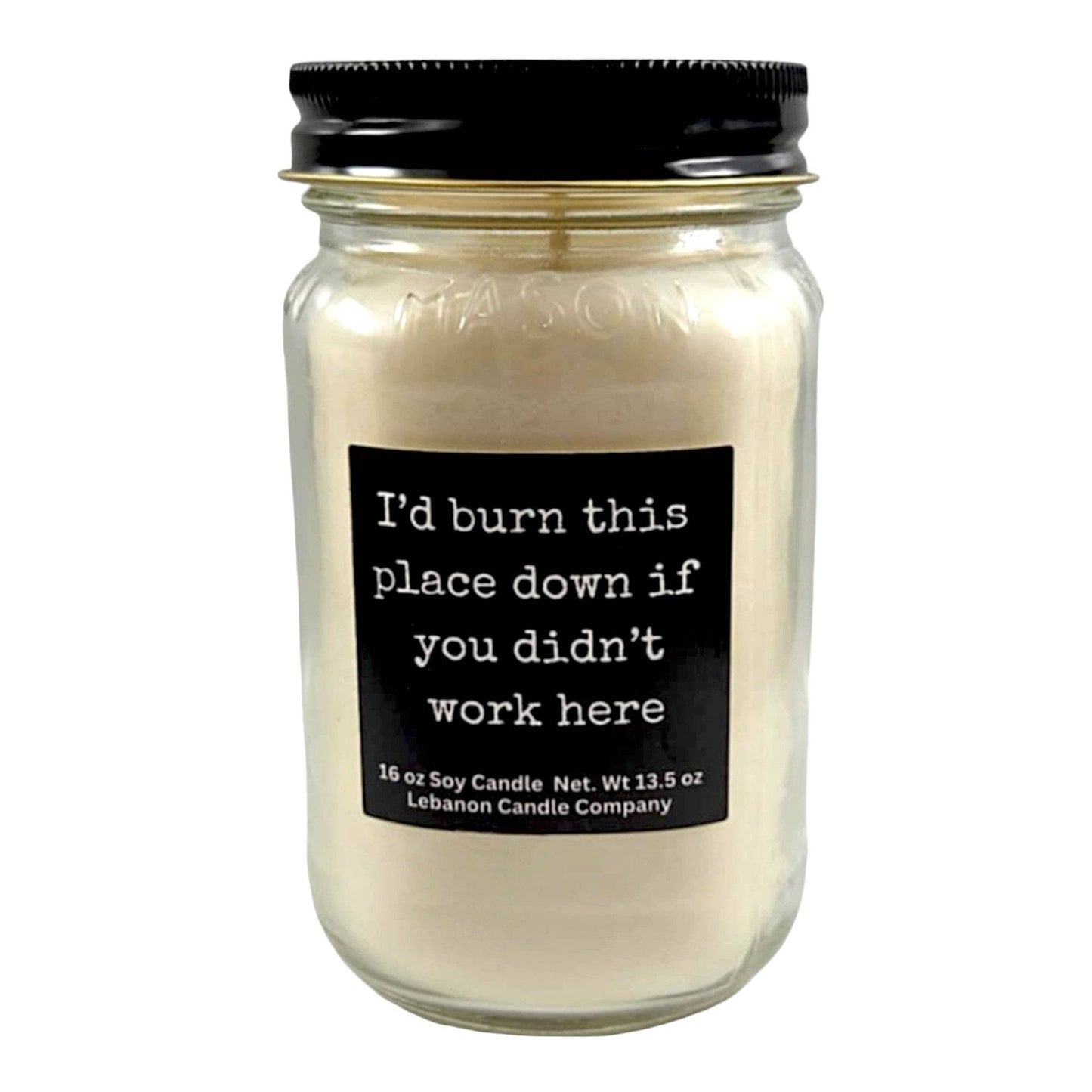 Job Burn This Place Down Candle: Butt Naked