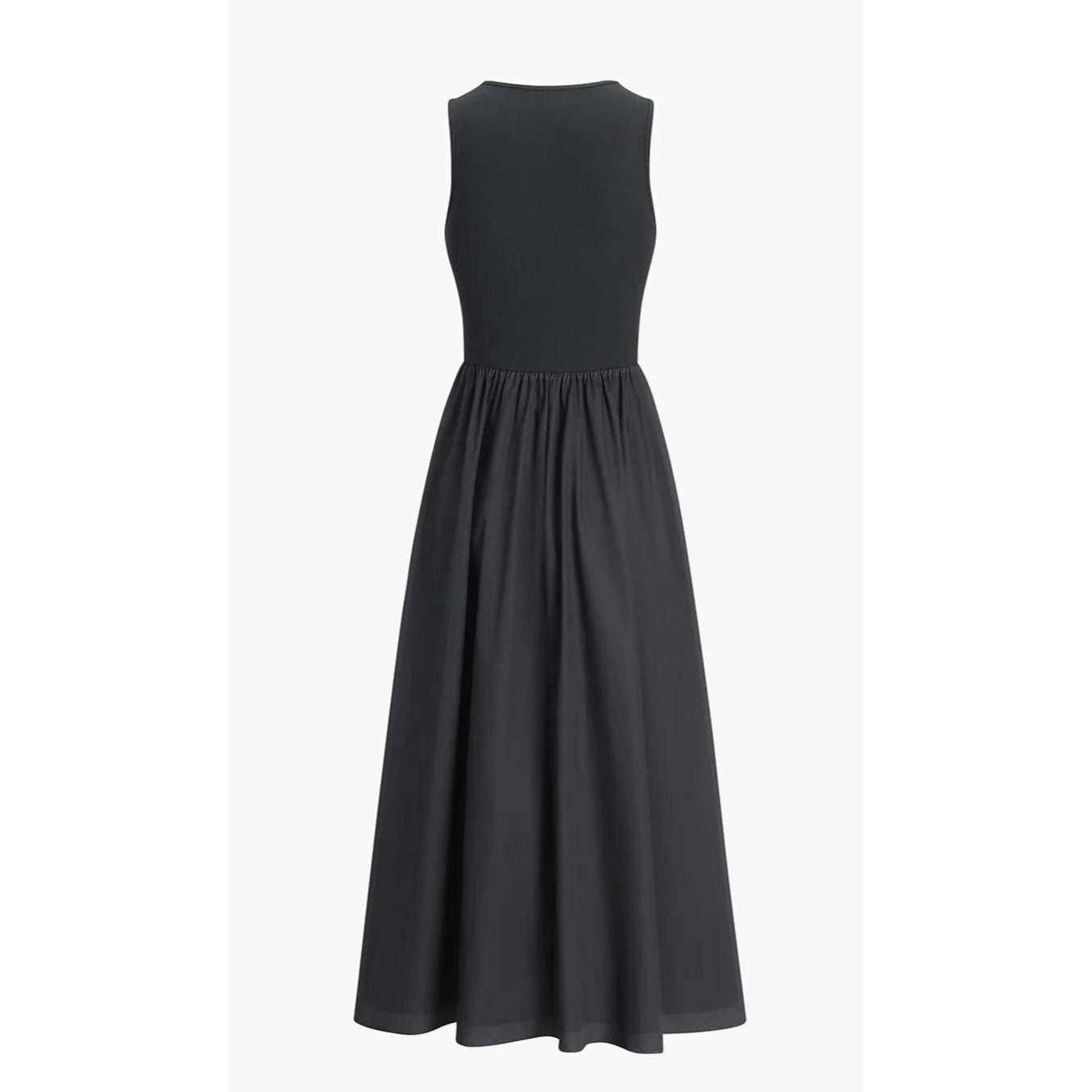 Commense Womens Black Sleeveless Maxi Dress With Pockets ~Size Medium