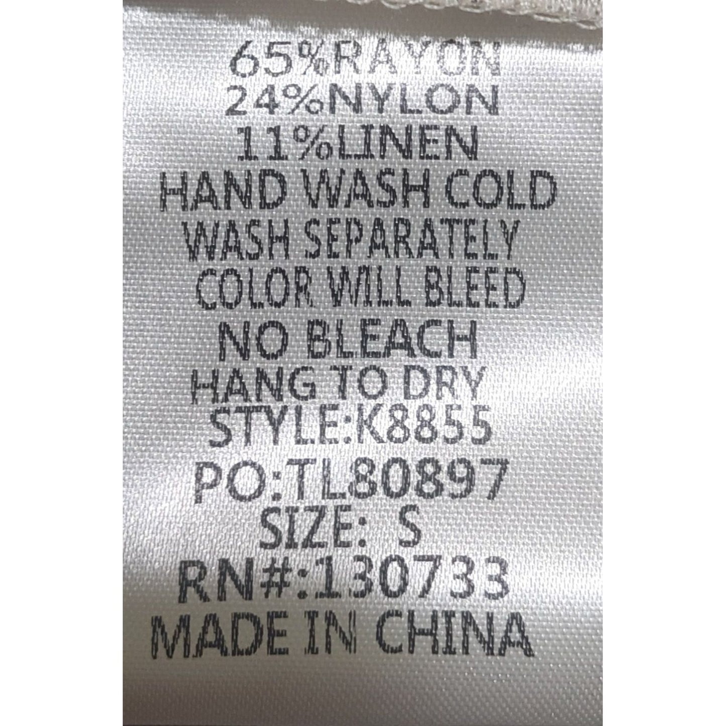 Umgee V-Neck Babydoll Cream/Black Toile Top~Ruffle Detail~Puff Sleeves