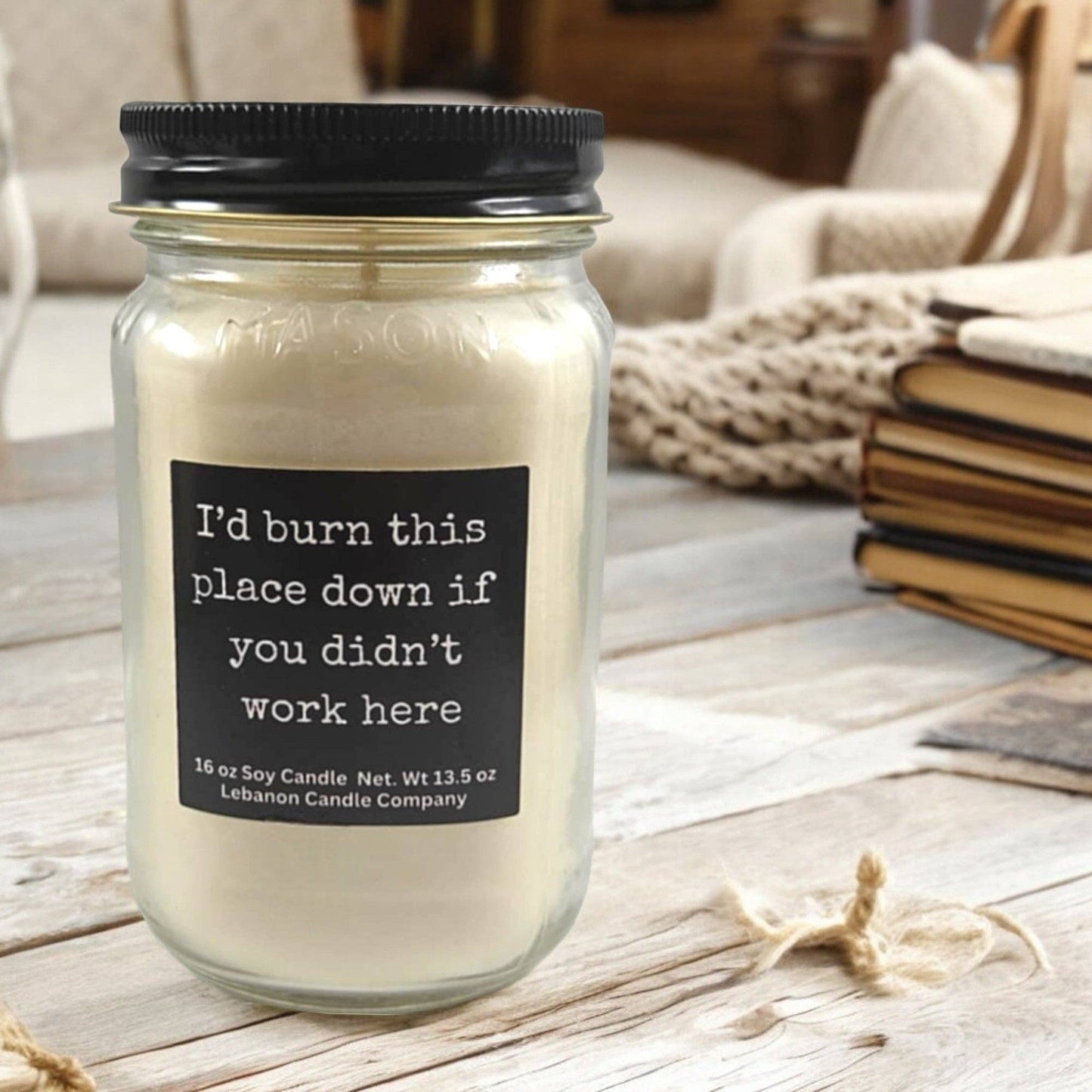 Job Burn This Place Down Candle: Butt Naked