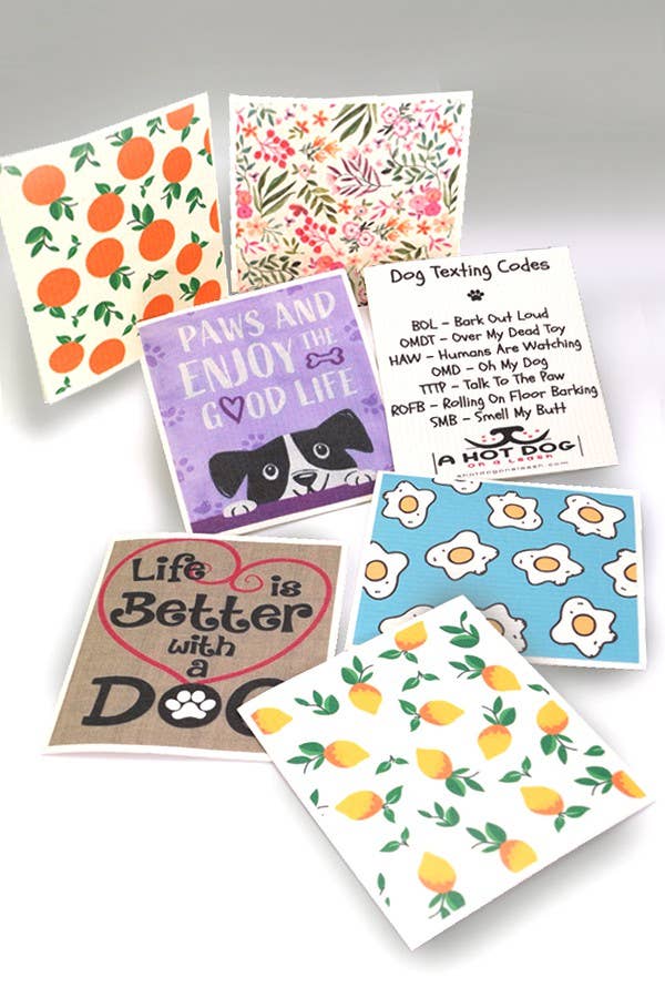 ECO FRIENDLY CELLULOSE NATURAL REUSABLE DISHCLOTH