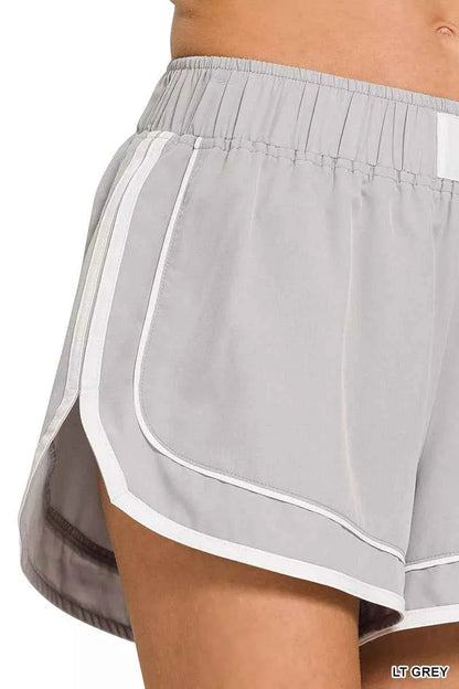Zenana Soft Woven Lined Dolphin Shorts