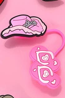 40oz CLOUD WESTERN TUMBLER STRAW COVER CAP - FLIP FLOP