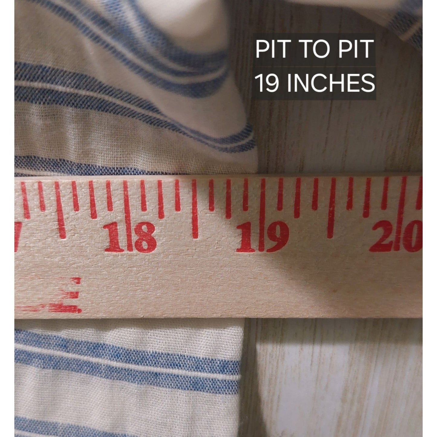 Voy Womens Blue Floral & Stripe Embroidered V-Neck Blouse~Boho~SMALL