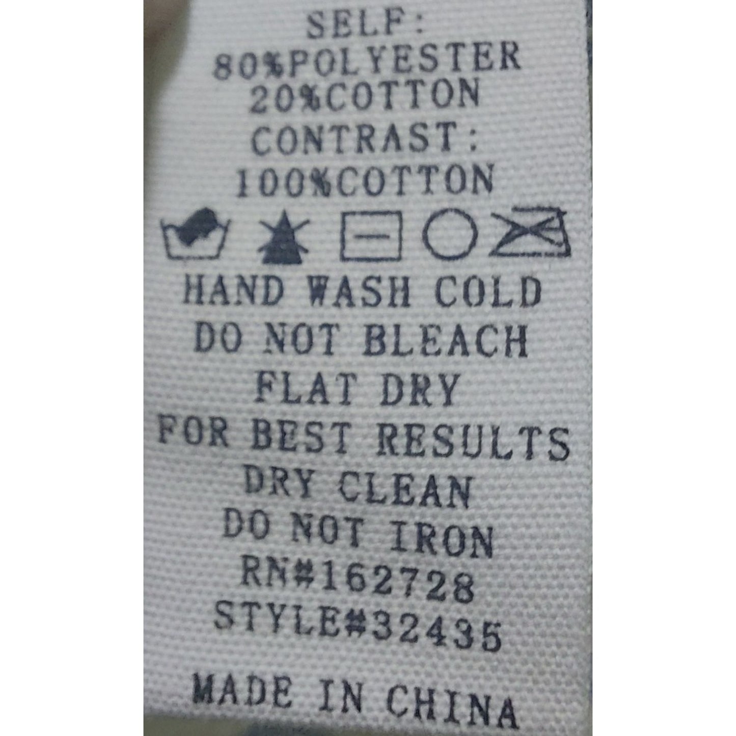 Voy Womens Blue Floral & Stripe Embroidered V-Neck Blouse~Boho~SMALL