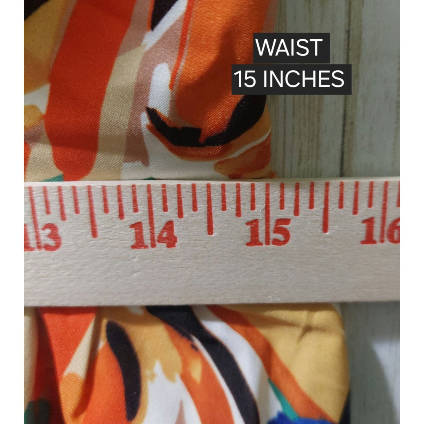 NWT Commense Multi Color Midi Dress W/ Adj. Spaghetti Straps~Ruffled Hem~Medium