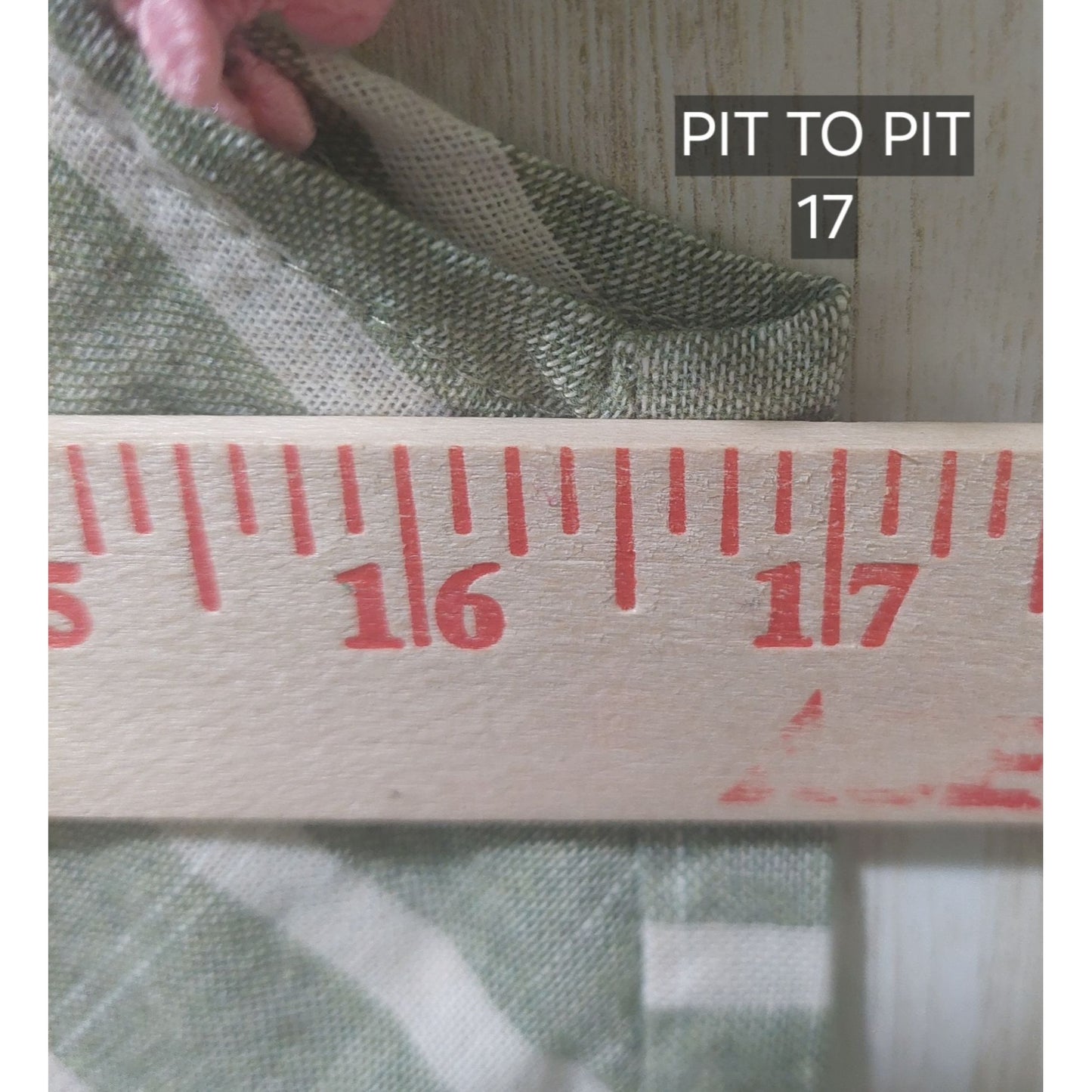 Voy Striped Green & Pink Ruffle Sleeve Tiered Dress Size Small