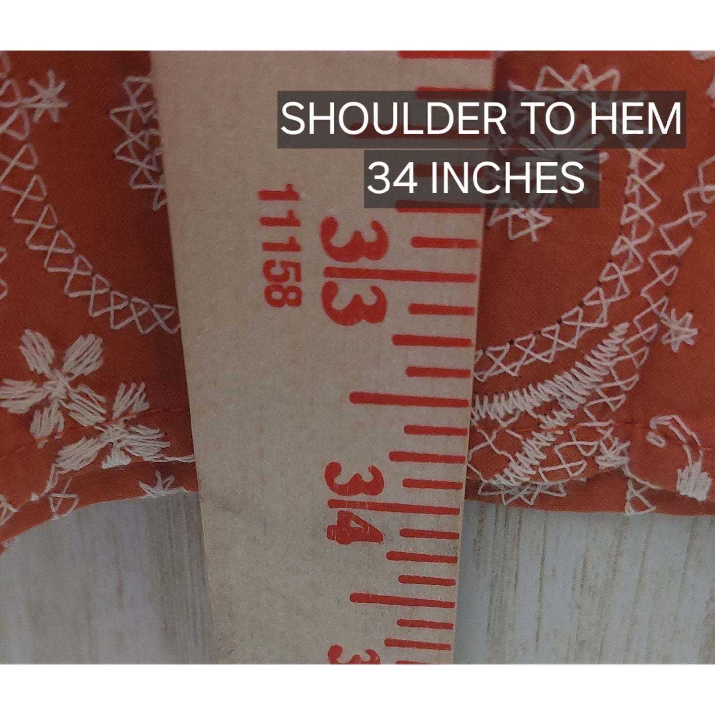 Voy Paisley Colorblock Boho Cotton Tiered Dress~V-Neck/Puff Sleeves~SMALL