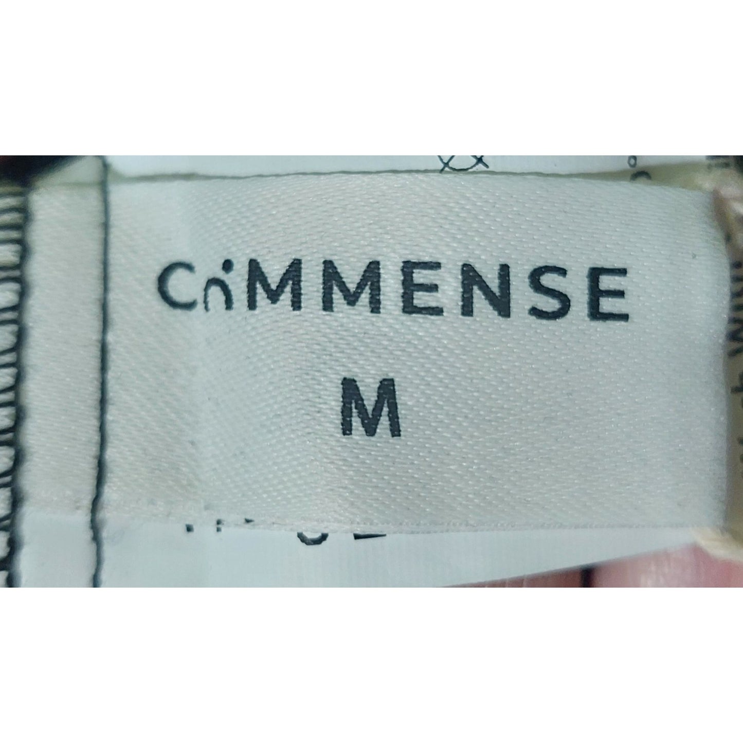 Commense Black Long Sleeve Wrap Maxi Dress Size Medium (No Belt)