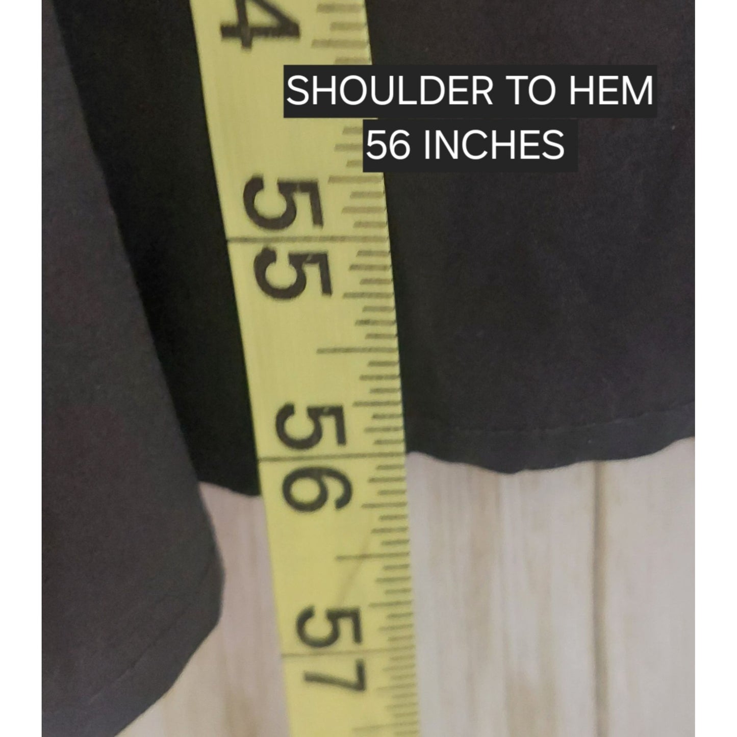 Commense Black Long Sleeve Wrap Maxi Dress Size Medium (No Belt)