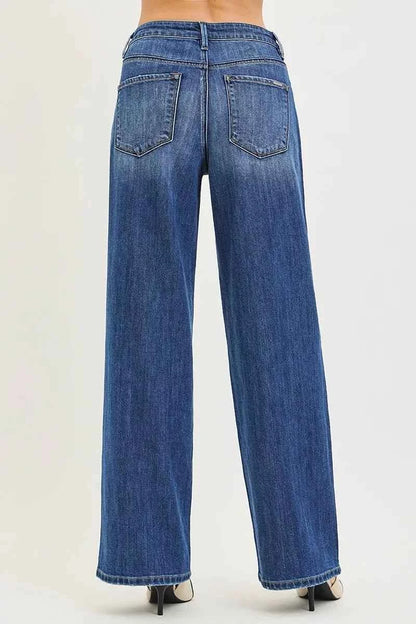 Slouchy Baggy Jeans with Pockets by Risen