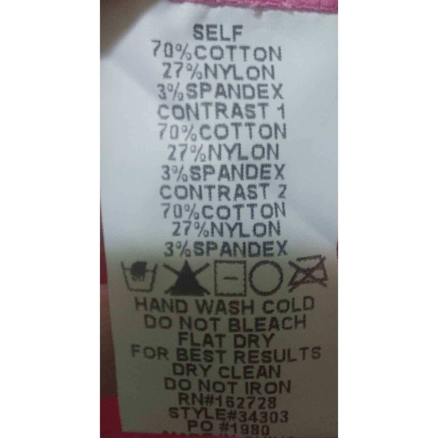 Voy Kendra Colorblock Poplin Ruffle Sleeve Top In Pink~Khaki~Orange ~ SMALL