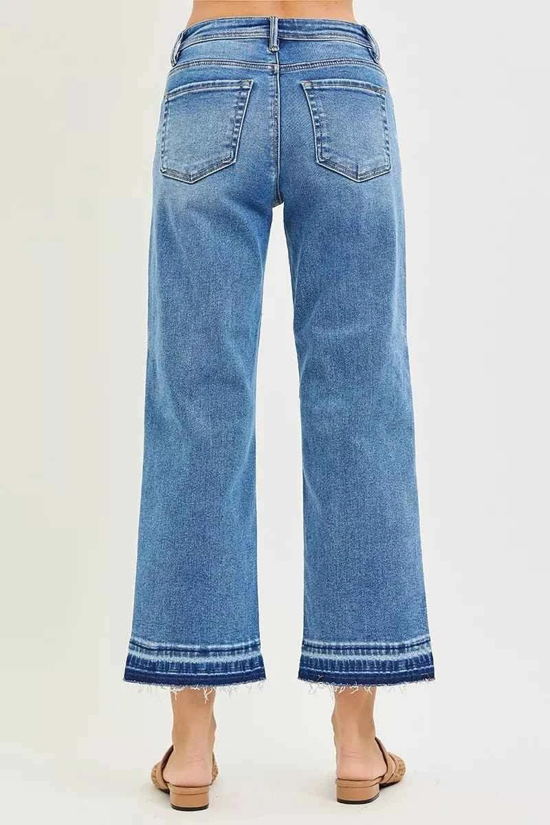 Full Size Slouchy Cropped  Boyfriend Jeans By Risen