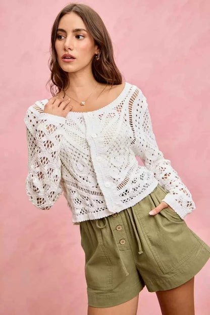 Olive Paper Bag Patch Pocket Drawstring Twill Shorts by So Me