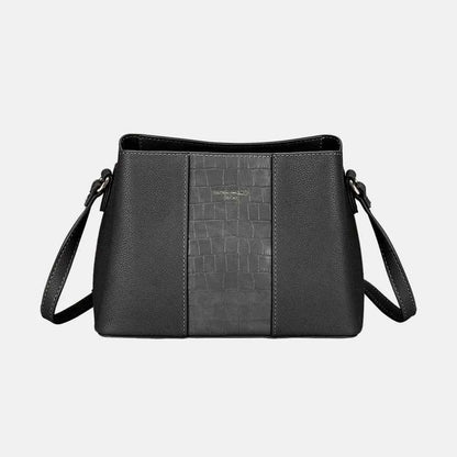 Women's PU Leather Crossbody Bag by David Jones