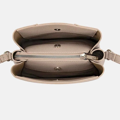 Women's PU Leather Crossbody Bag by David Jones