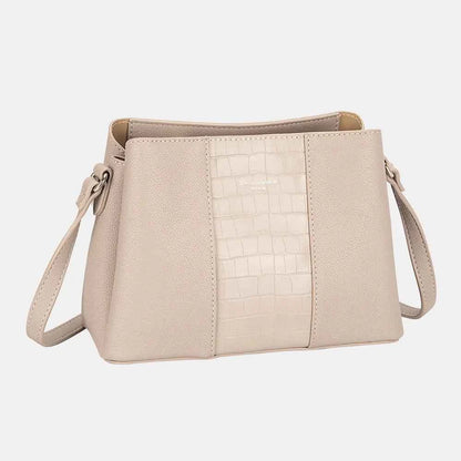 Women's PU Leather Crossbody Bag by David Jones