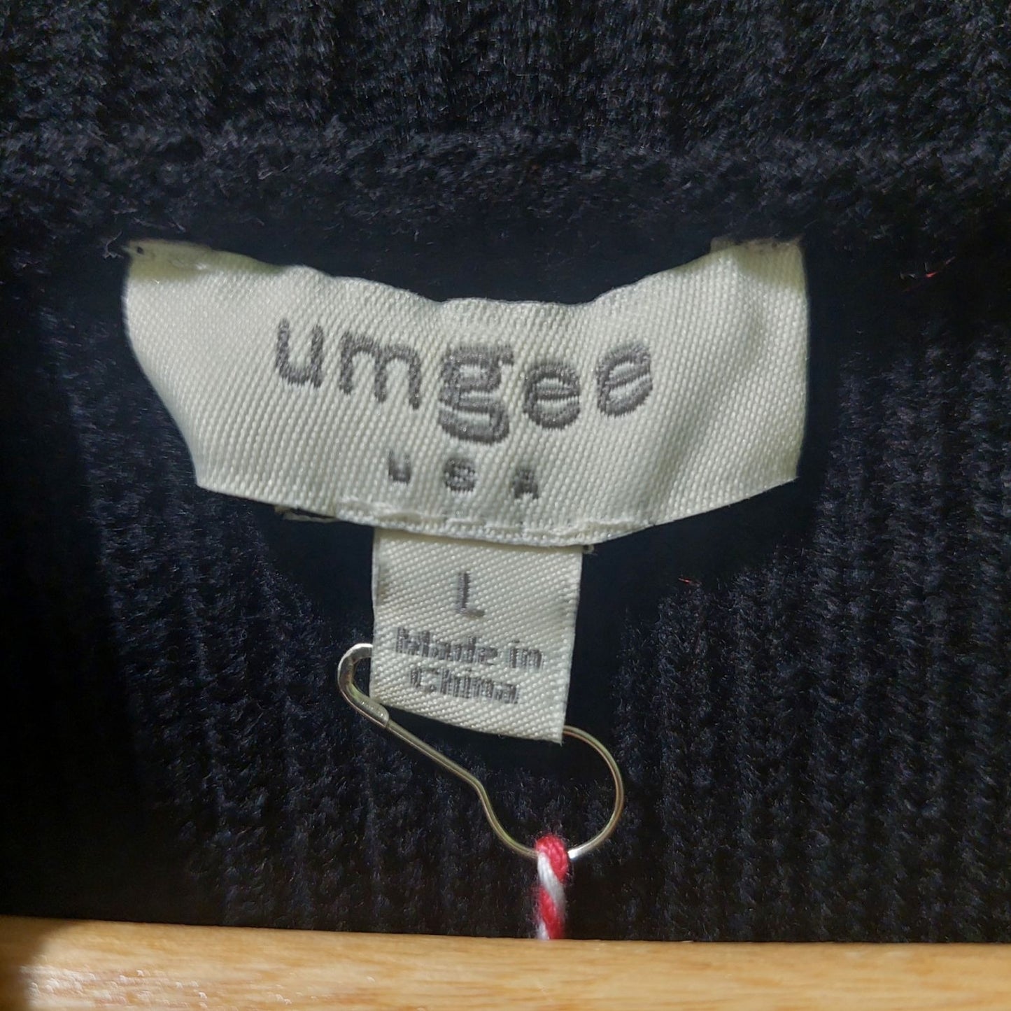 Umgee 2PC Knit V-Neck Dress W/ Cropped Pullover Sweater~Stretch~Large